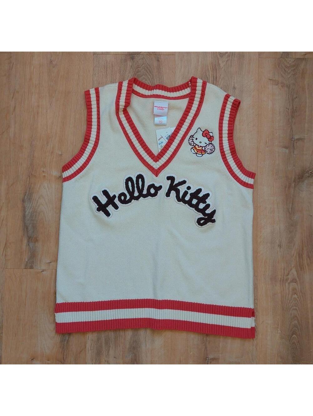 Sanrio Hello Kitty Sporty Cheerleading Women's Sweater Vest